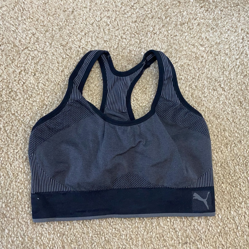 Puma Training Sports Bra Blue Size L
